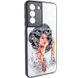 TPU+PC чохол Prisma Ladies для Samsung Galaxy S22 Girl in a hat