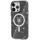 Чехол TPU Galaxy Sparkle (MagFit) для Apple iPhone 15 Pro Max (6.7") Black+Glitter фото 1