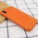 Кожаный чехол Xshield для Apple iPhone X / XS (5.8") Оранжевый / Apricot фото 2