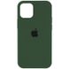 Уценка Чехол Silicone Case Full Protective (AA) для Apple iPhone 12 Pro Max (6.7") Дефект упаковки / Зеленый / Army green фото 1