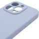 Чехол Silk Full Camera Protective (AA) NO LOGO для Apple iPhone 16 Pro (6.3") Голубой / Lilac Blue фото 4