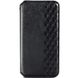 Кожаный чехол книжка GETMAN Cubic (PU) для Samsung Galaxy S20 FE Черный фото 1
