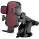 Автодержатель Hoco H65 Gamble one-button (center console) Black / Red фото 1
