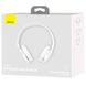 Накладные беспроводные наушники Baseus Encok Wireless headphone D02 Pro (NGTD01030) White фото 6
