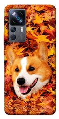 Чехол itsPrint Корги в листьях для Xiaomi 12T / 12T Pro