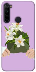 Чохол itsPrint Flower message для Xiaomi Redmi Note 8