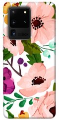 Чехол itsPrint Акварельные цветы для Samsung Galaxy S20 Ultra