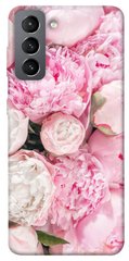 Чохол itsPrint Pink peonies для Samsung Galaxy S21 FE
