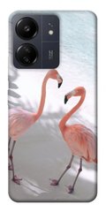 Чехол itsPrint Flamingos для Xiaomi Redmi 13C