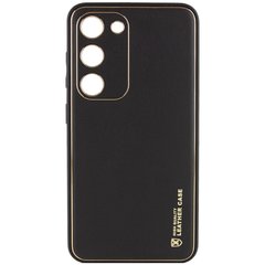 Шкіряний чохол Xshield для Samsung Galaxy S24+ Чорний / Black