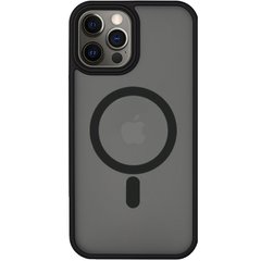 TPU+PC чохол Metal Buttons with MagSafe для Apple iPhone 14 Pro (6.1") Чорний