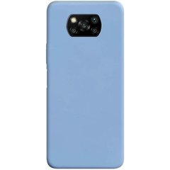 Силиконовый чехол Candy для Xiaomi Poco X3 NFC / Poco X3 Pro Голубой / Lilac Blue