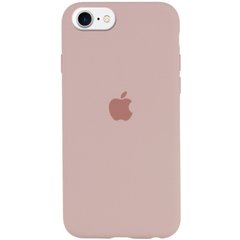 Чохол Silicone Case Full Protective (AA) для Apple iPhone SE (2020) Рожевий / Pink Sand