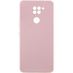 Чохол Silicone Cover Lakshmi Full Camera (AAA) для Xiaomi Redmi Note 9 / Redmi 10X Рожевий / Pink Sand