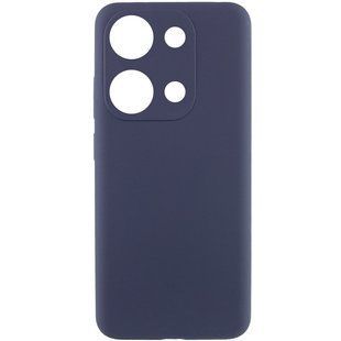 Чехол Silicone Cover Lakshmi Full Camera (AAA) для Xiaomi Redmi Note 13 Pro 4G Темно-синий / Midnight blue