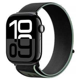 Ремешок BlueO Woven Nylon Sport для Apple Watch 42(ser.1-3)/44/45/46/49mm Black