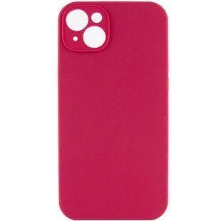 Чехол Silk Full Camera Protective (AA) NO LOGO для Apple iPhone 15 (6.1") Красный / Rose Red