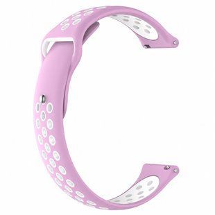 Силіконовий ремінець Active Air для Smart Watch 22mm Powder / White