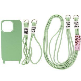 Чехол TPU two straps California для Apple iPhone 13 Pro Max (6.7") Зеленый / Pistachio