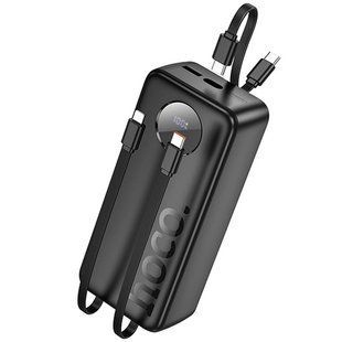 Портативное ЗУ Power Bank Hoco J132B Sabio 22.5W+PD20W with 3 cables 30000 mAh Black