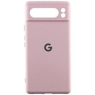Чохол Silicone Cover Lakshmi Full Camera (AAA) with Logo для Google Pixel 8 Pro Рожевий / Pink Sand
