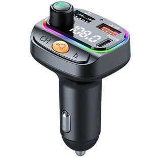 АЗП FM модулятор WIWU QC031 MP3 Car PD20W+QC3.0 (2USB-A/1C) Black