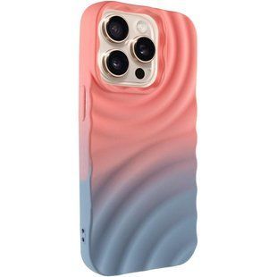 Чехол TPU ColorWave для Apple iPhone 15 Pro (6.1") Peach / Sky