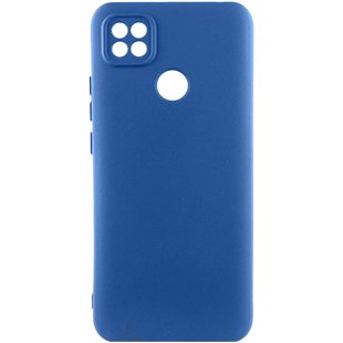 Чехол Silicone Cover Lakshmi Full Camera (AA) для Xiaomi Redmi 10A Синий / Navy Blue