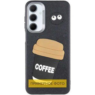 Чехол TPU Leather Toys для Xiaomi Redmi 14C / Redmi A4 / Poco C75 Coffee / Black