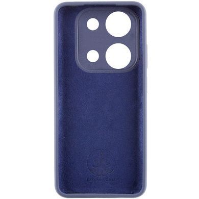 Чехол Silicone Cover Lakshmi Full Camera (AAA) для Xiaomi Redmi Note 13 Pro 4G Темно-синий / Midnight blue
