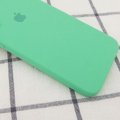 Чехол Silicone Case Square Full Camera Protective (AA) для Apple iPhone XR (6.1") Зеленый / Spearmint