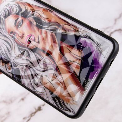 TPU+PC чехол Prisma Ladies для Samsung Galaxy A03s Purple