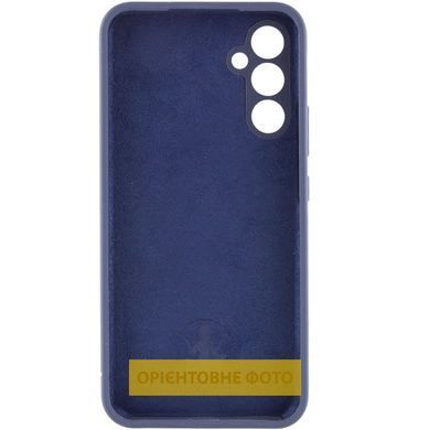 Чохол Silicone Cover Lakshmi Full Camera (AAA) для Samsung Galaxy A12 Темно-синій / Midnight blue