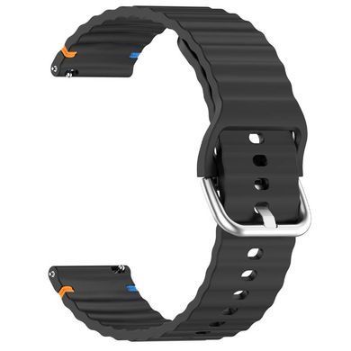 Силиконовый ремешок Wavy для Smart Watch 20mm Black