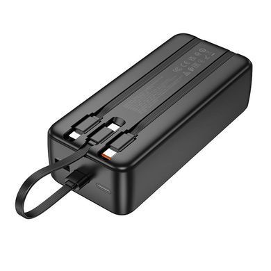 Портативное ЗУ Power Bank Hoco J132B Sabio 22.5W+PD20W with 3 cables 30000 mAh Black