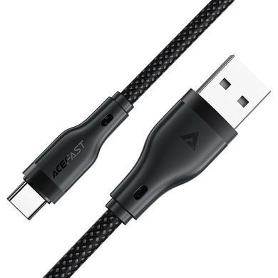 Дата кабель Acefast C8-04 USB to Type-C 3A (1.2m) Black