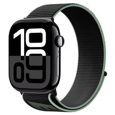 Ремешок BlueO Woven Nylon Sport для Apple Watch 42(ser.1-3)/44/45/46/49mm Black