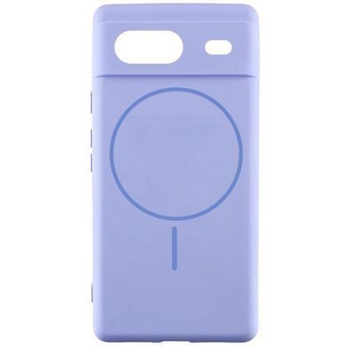 Чохол Silicone Cover Lakshmi Full Camera (AA) with Magnetic Fit для Google Pixel 7 Бузковий / Dasheen