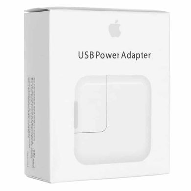 Уценка СЗУ 12W USB-A Power Adapter for Apple (AAA) (box) Мятая упаковка / White