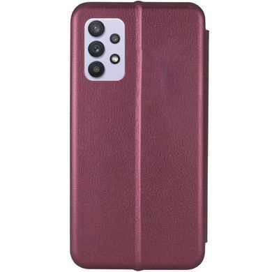 Кожаный чехол-книжка Classy для Samsung Galaxy A52 4G / A52 5G / A52s Бордовый