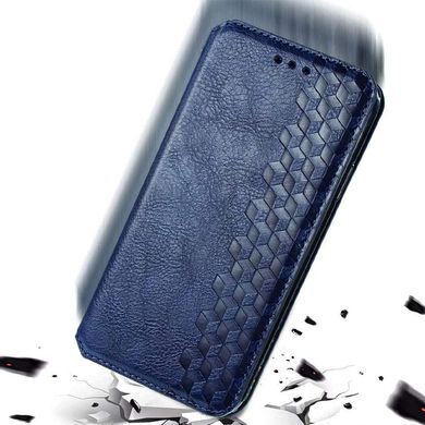 Шкіряний чохол книжка GETMAN Cubic (PU) для Samsung Galaxy S20 FE Синій