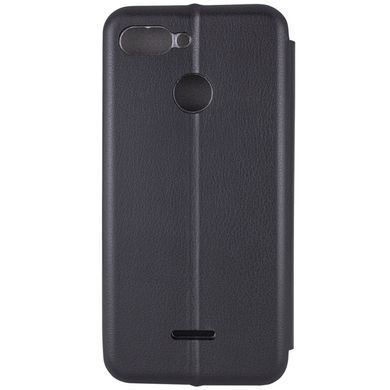 Кожаный чехол-книжка Classy для Xiaomi Redmi 6 Черный