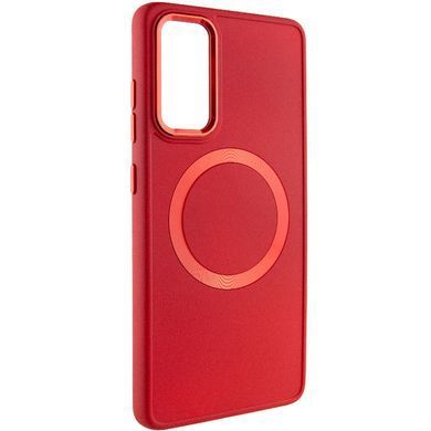 TPU чехол Bonbon Metal Style with Magnetic Fit для Samsung Galaxy S24+ Красный / Red
