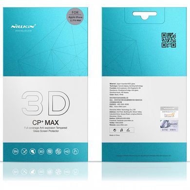 Захисне скло Nillkin (CP+ max 3D) (full glue) для Apple iPhone 11 (6.1") / XR (6.1") Чорний