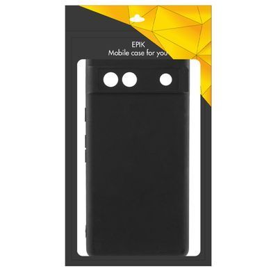 Чехол TPU Epik Black Full Camera для Google Pixel 6a Черный