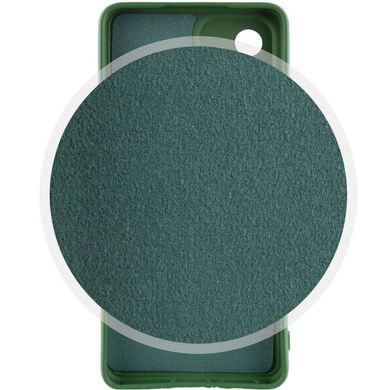 Чохол Silicone Cover Lakshmi Full Camera (A) для Tecno Pop 6 Pro Зелений / Dark green