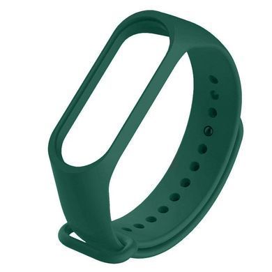 Силиконовый ремешок для Xiaomi Mi Band 3/4 Зеленый / Pine Needle