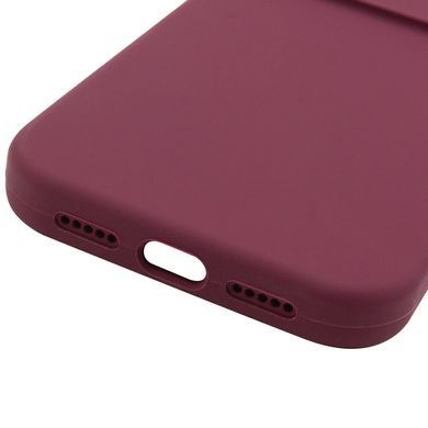 Чохол Silk Full Camera Protective (AA) NO LOGO для Apple iPhone 16 Pro (6.3") Бордовий / Plum