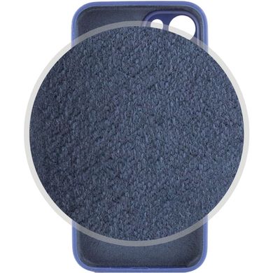 Чехол Silicone Case Full Camera Protective (AA) для Apple iPhone 15 Plus (6.7") Синий / Deep navy