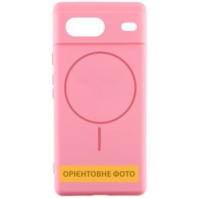 Чехол Silicone Cover Lakshmi Full Camera (AA) with MagFit для Google Pixel 8a Розовый / Light pink